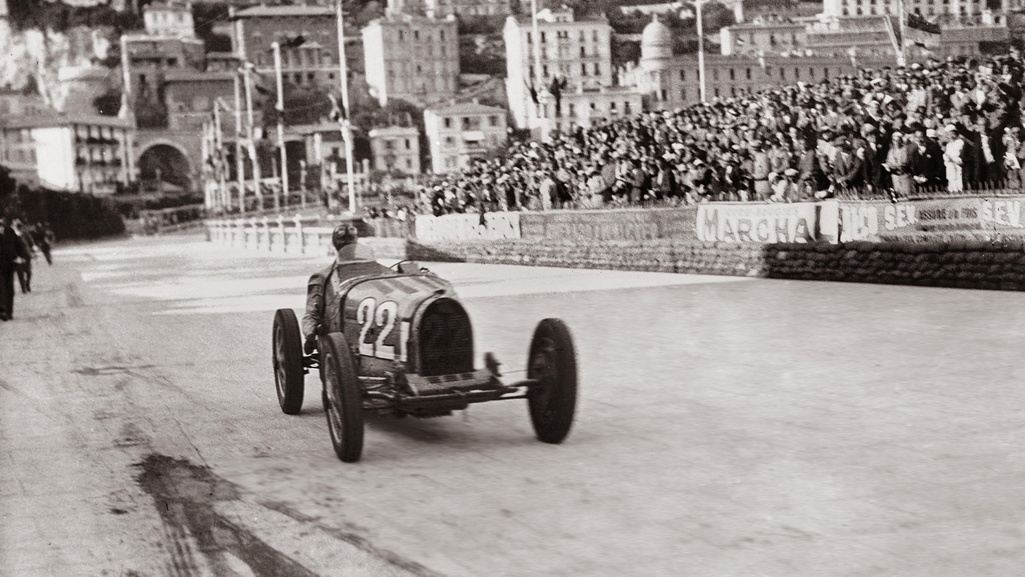 Louis Chiron in the 1931 Monaco Grand Prix