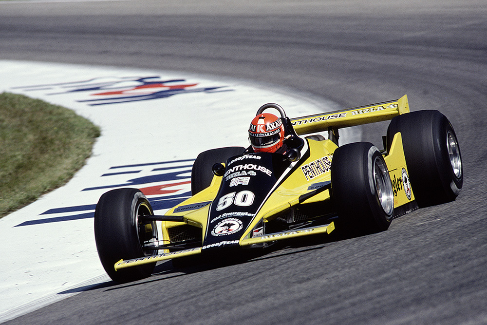 Rupert Keegan in a Williams FW07B Ford.