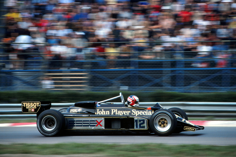 Nigel Mansell retired in his Lotus 87 with handling difficulties after full fuel tanks were responsible for wearing away the cars skirts.