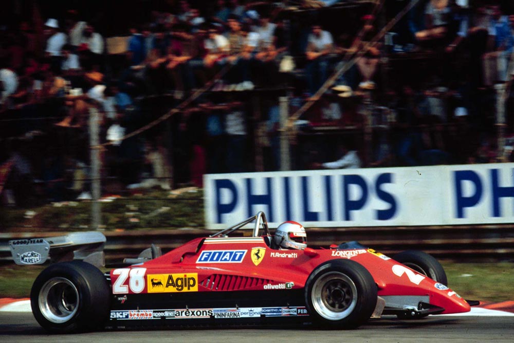 Mario Andretti finishes 3rd in the Ferrari in his pen-ultimate Formula 1 race.