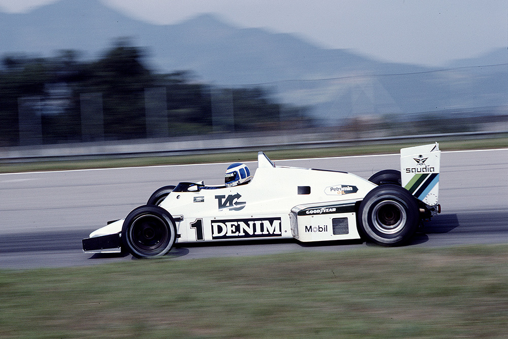 Keke Rosberg in a Williams FW08C Ford