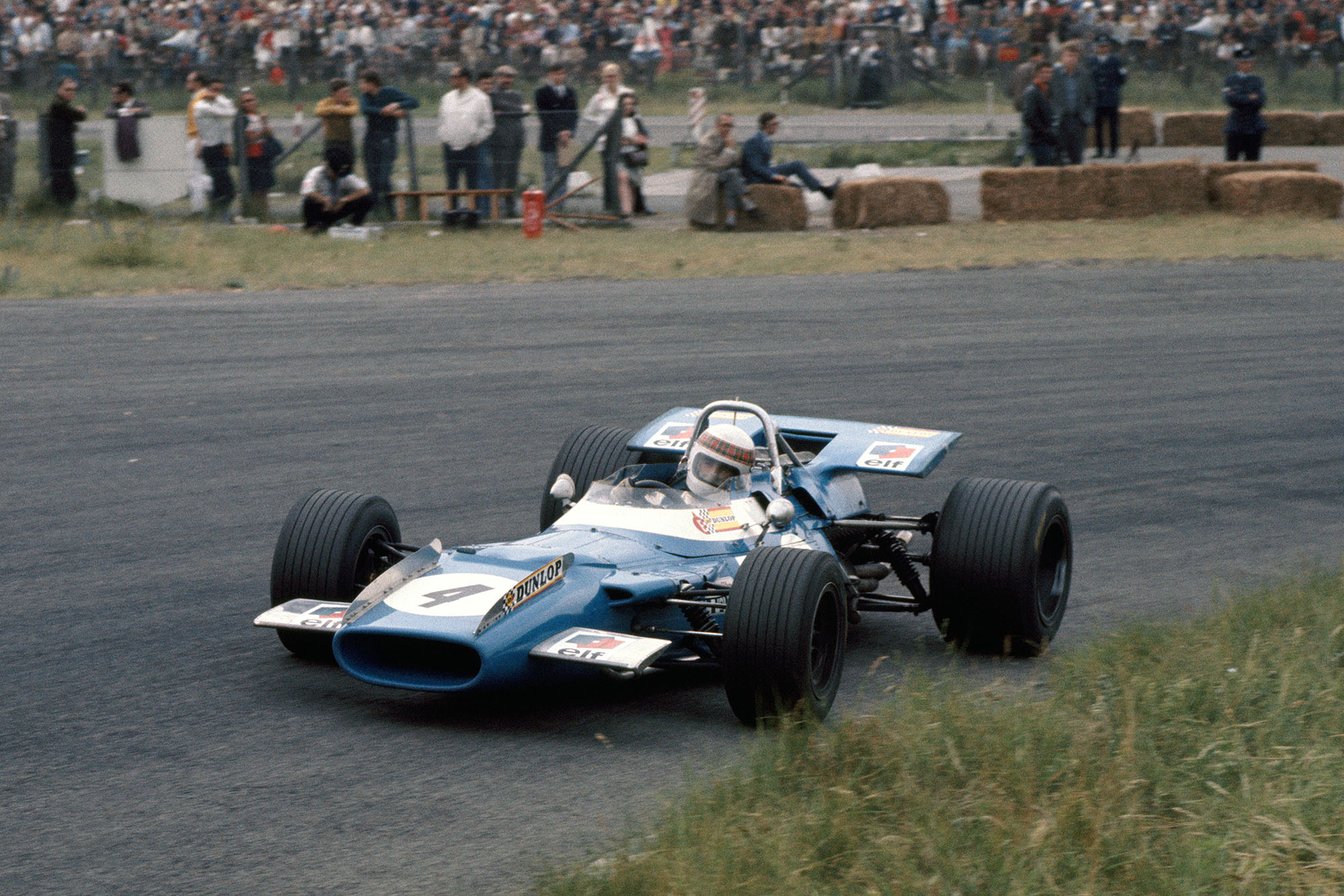 Jackie Stewart in his Matra at the 1969 Dutch Grand Prix