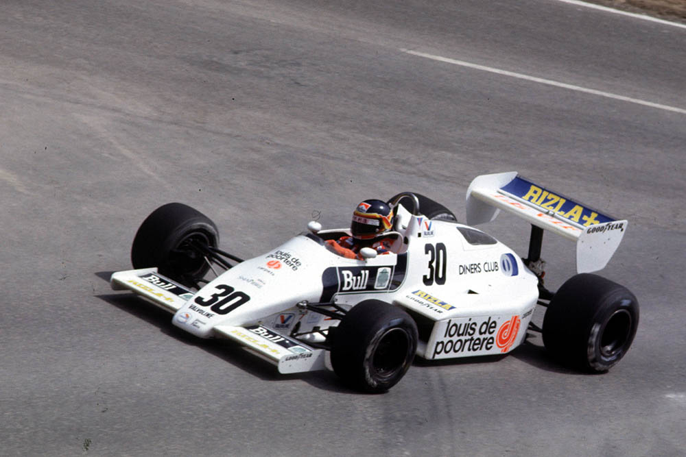 Arrows driver Thierry Boutsen.