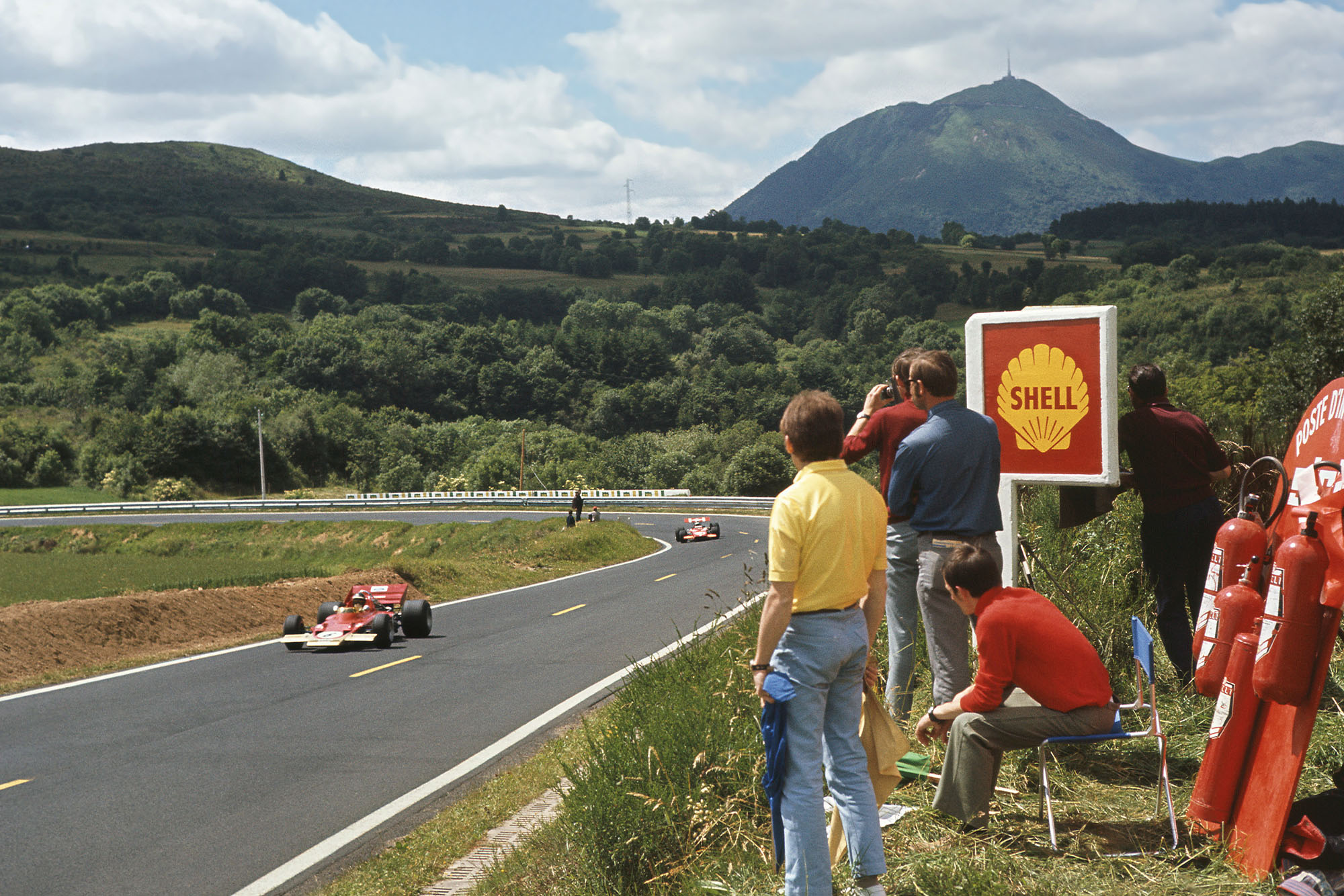 Jochen Rindt leads for Lotus during the 1970 French Grand Prix