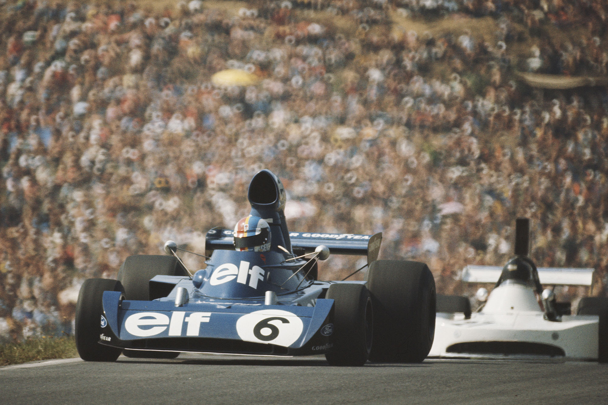 Francois Cevert driving for Tyrrell at the 1973 Austrian Grand Prix