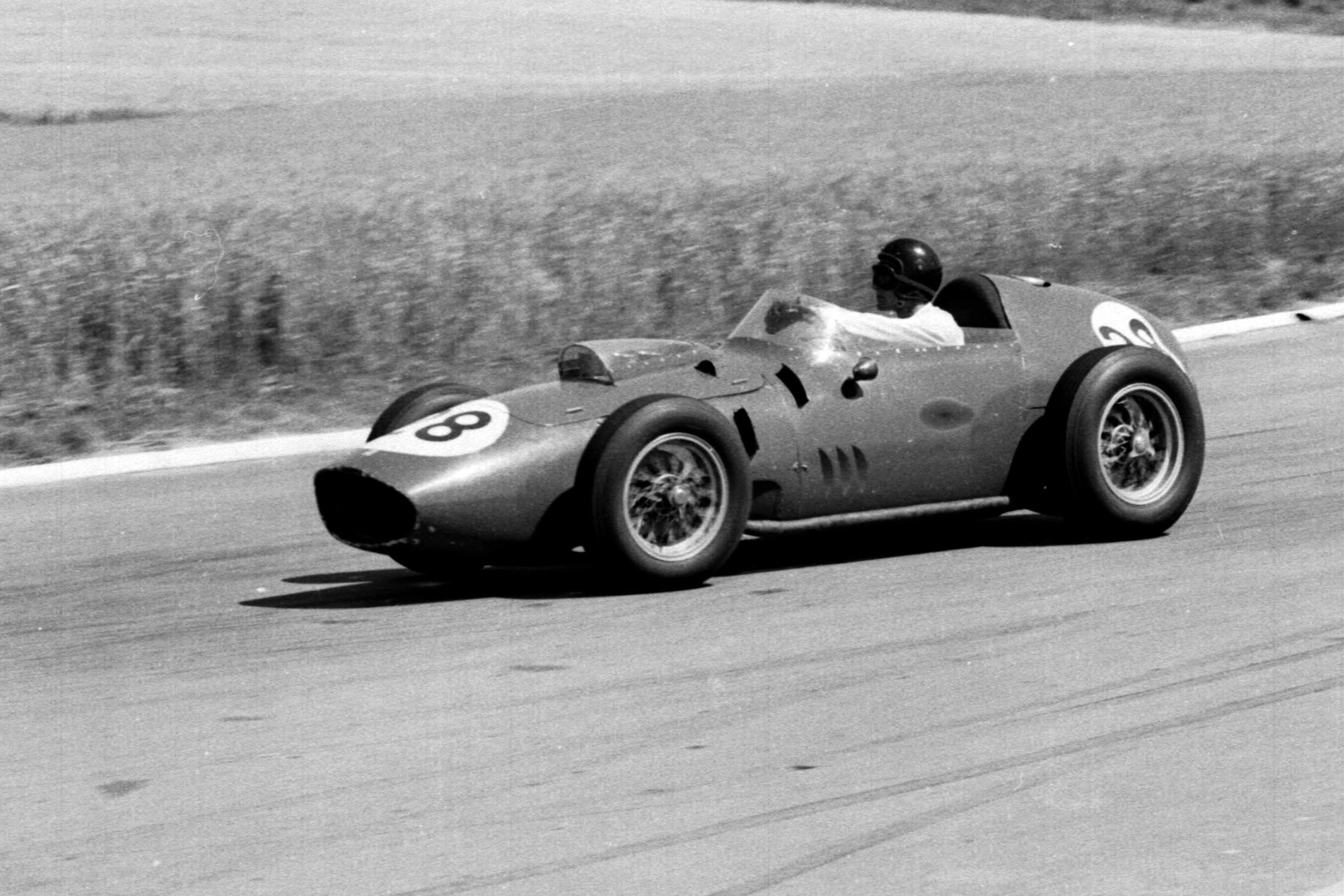 Dan Gurney in hisFerrari Dino 246.