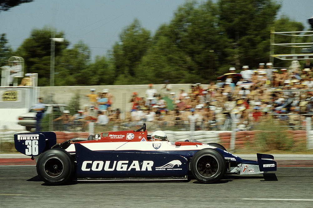 Teo Fabi driving a Toleman TG181C Hart.