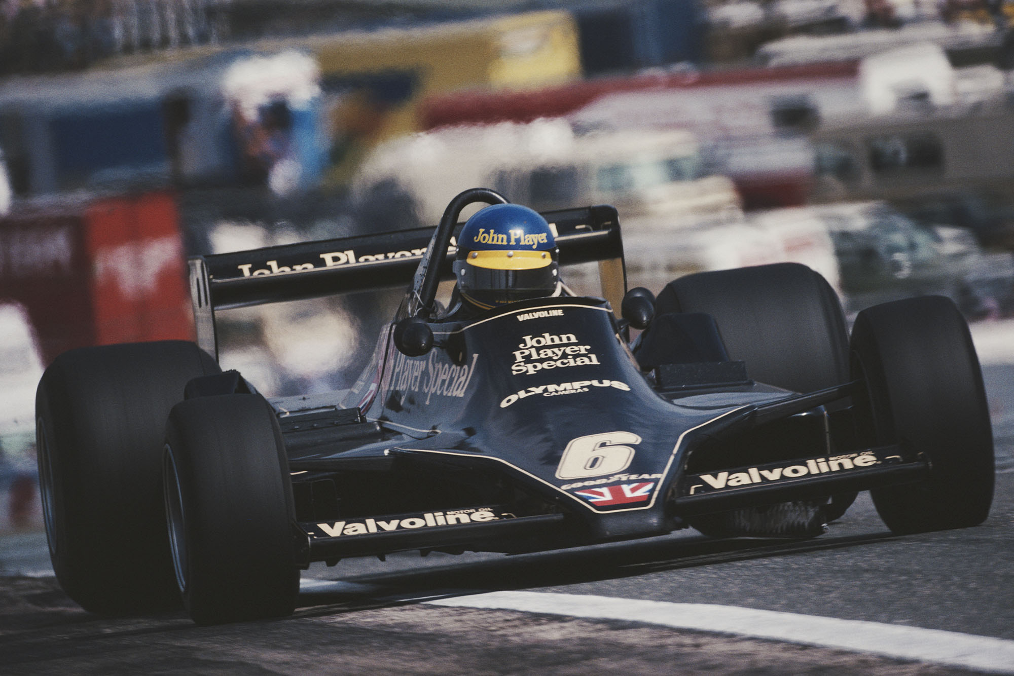 ROnnie Peterson (Lotus) at the 1978 Spanish Grand Prix, Jarama.
