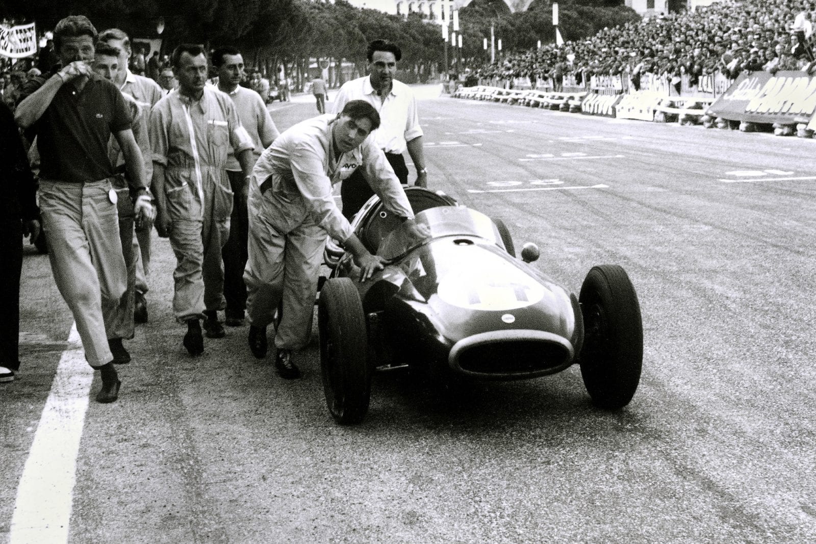 Affiche Signée Tony Brooks - Grand Prix De Monaco 1957 Fangio Vanwall - Collection