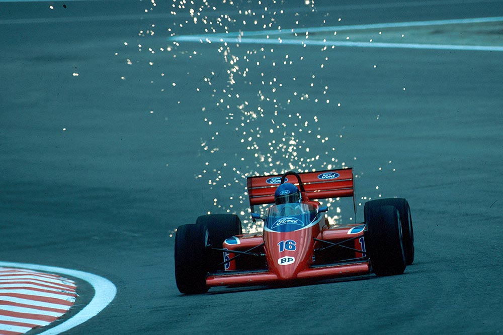 Patrick Tambay did not finish in the Lola THL2.