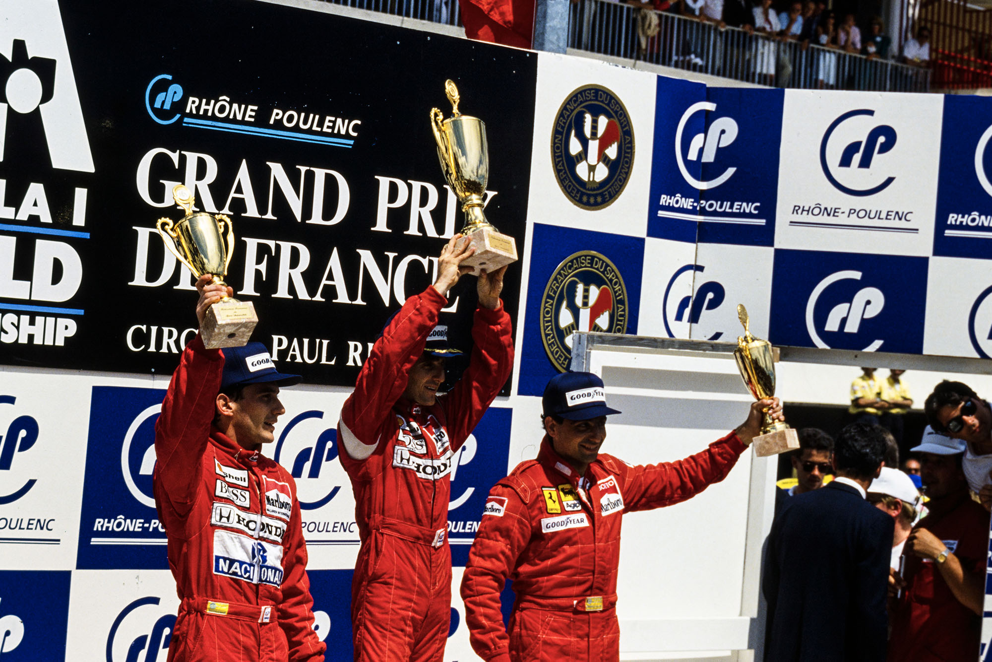 1988 FRA GP podium