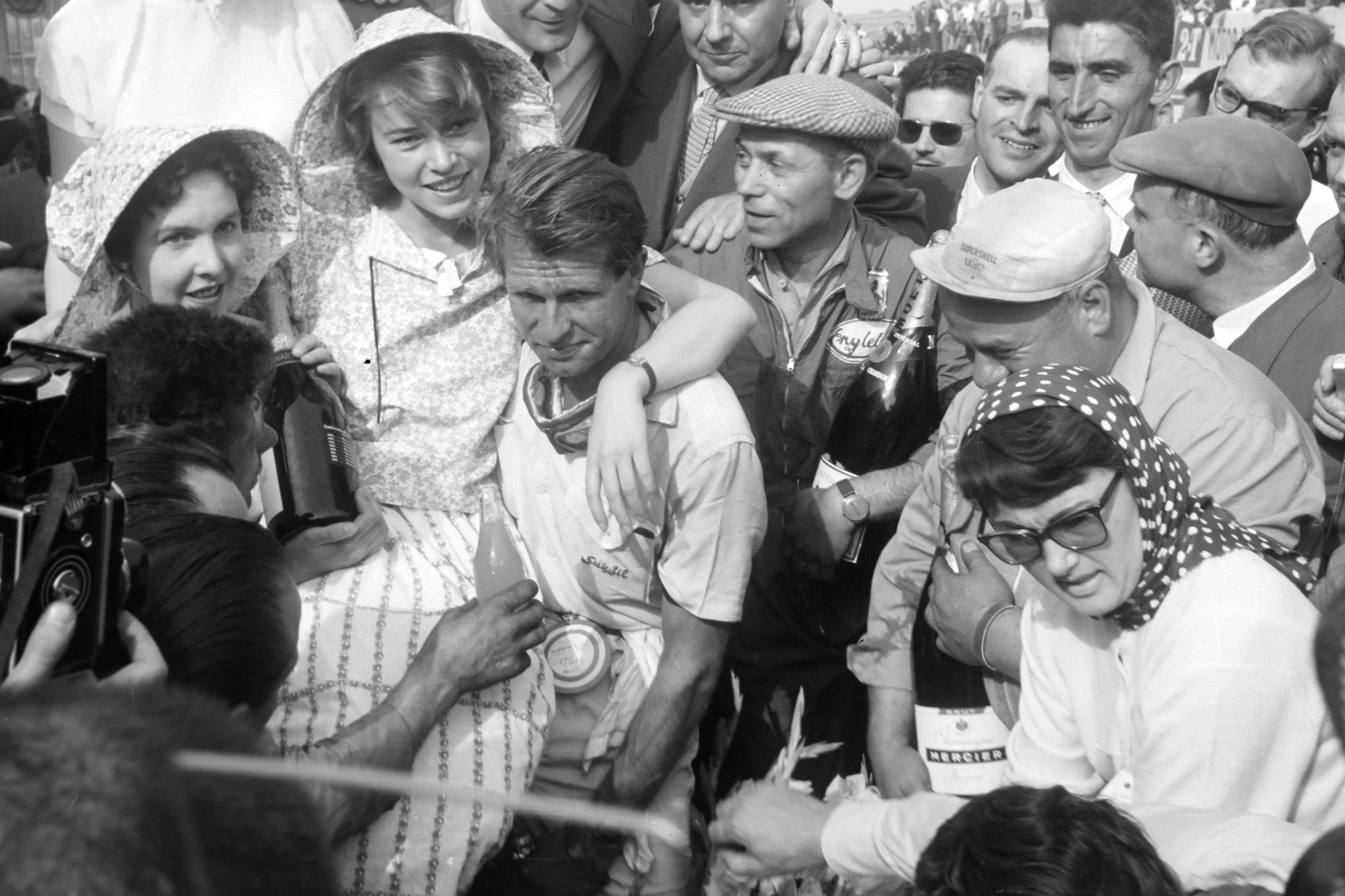 Collins soaks up the crowd's adulation