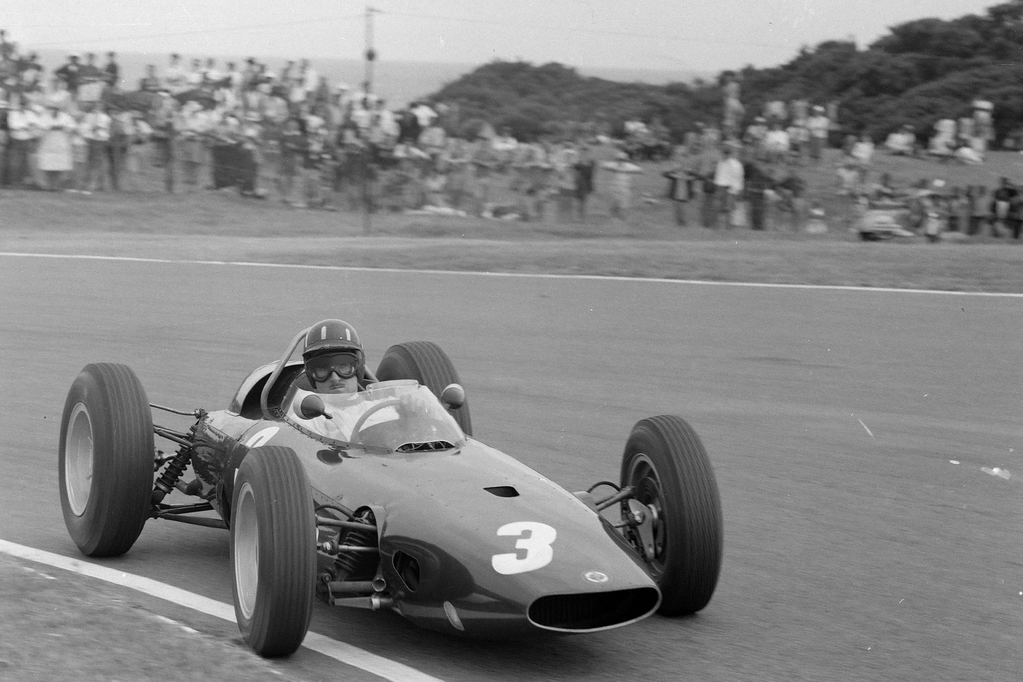 Graham Hill, BRM P57.