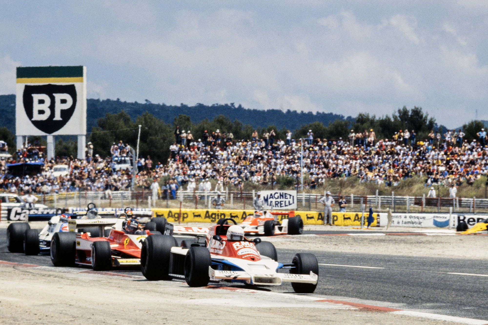 Rene Arnoux driving for McLaren at the 1978 French Grand Prix, Paul Ricard.