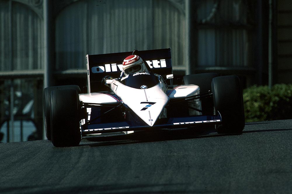 Nelson Piquet did not finish in his Brabham BT54.