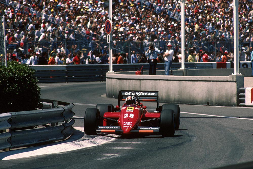 Stefan Johansson inhisFerrari 156/85.