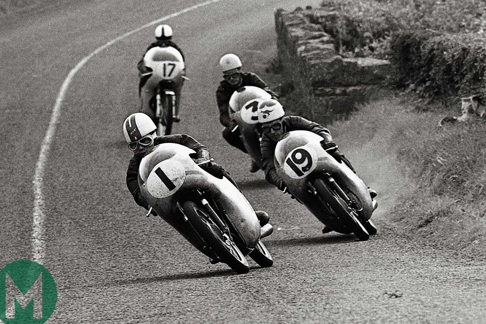 Kunimitsu Takahashi leads the 1961 Ulster Grand Prix