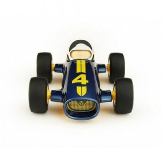 Product image for Malibu Racing Car - No 4 | Blue | Toy Model