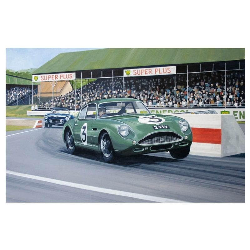 Jim Clark Aston Martin Zagato Goodwood Limited Edition print