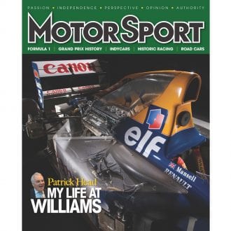 Product image for March 2012 | Patrick Head: My Life At Williams | Motor Sport Magazine