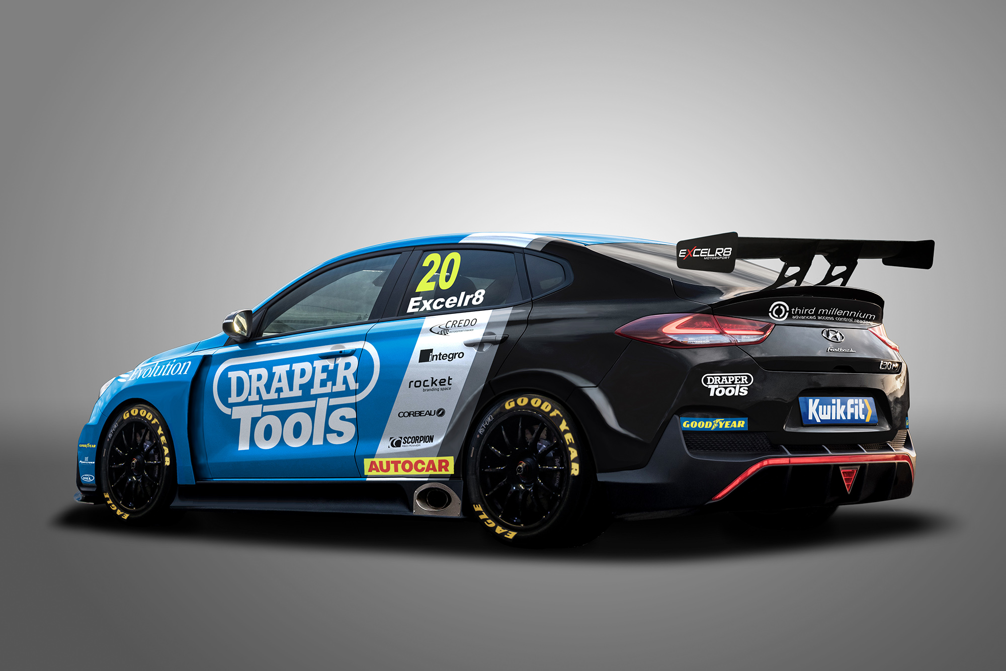 The Hyundai Excelr8 BTCC car
