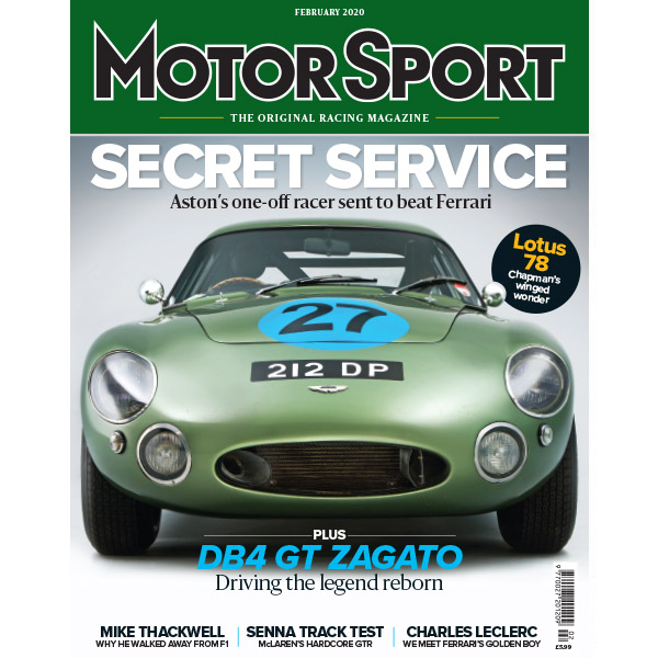 February 2020 Secret Service Aston Martin Motor Sport Magazine