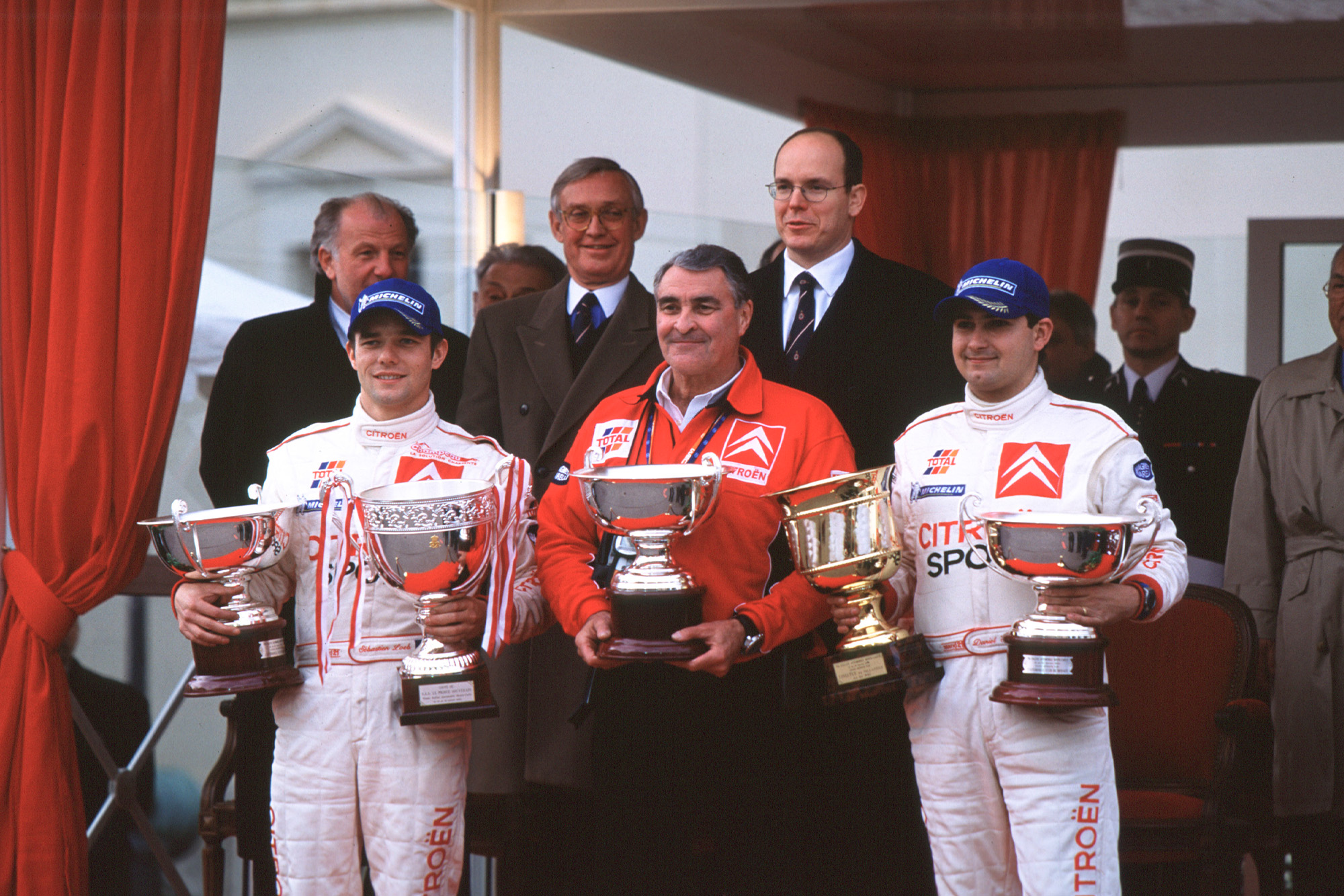 Sebastien Loeb and Daniel Elena