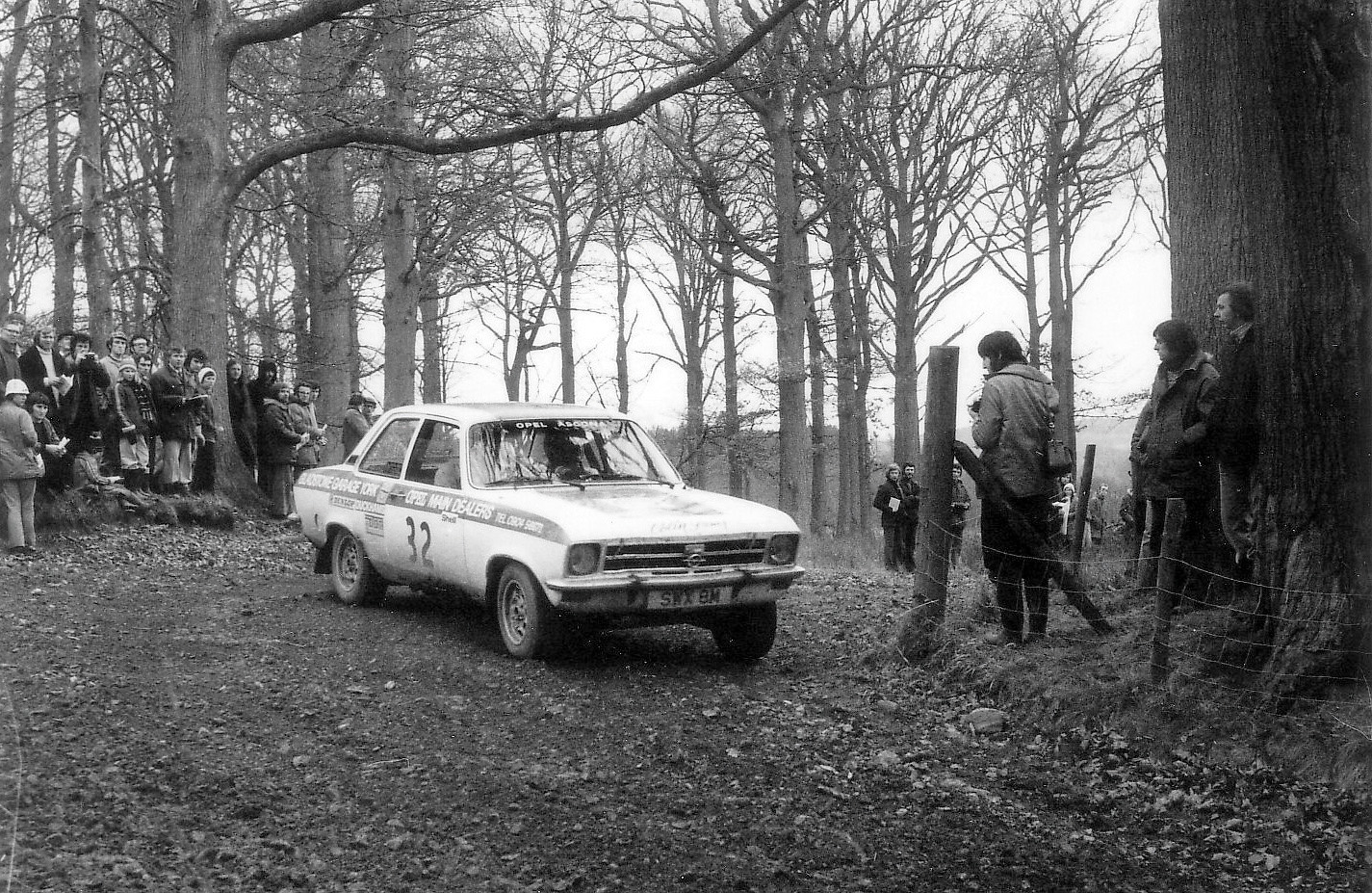Opel Ascona on Forest of Dean Rally