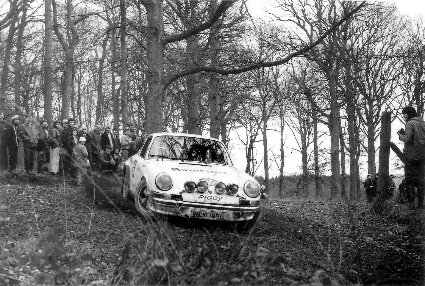 Piggy Thompson on Forest of Daen Rally