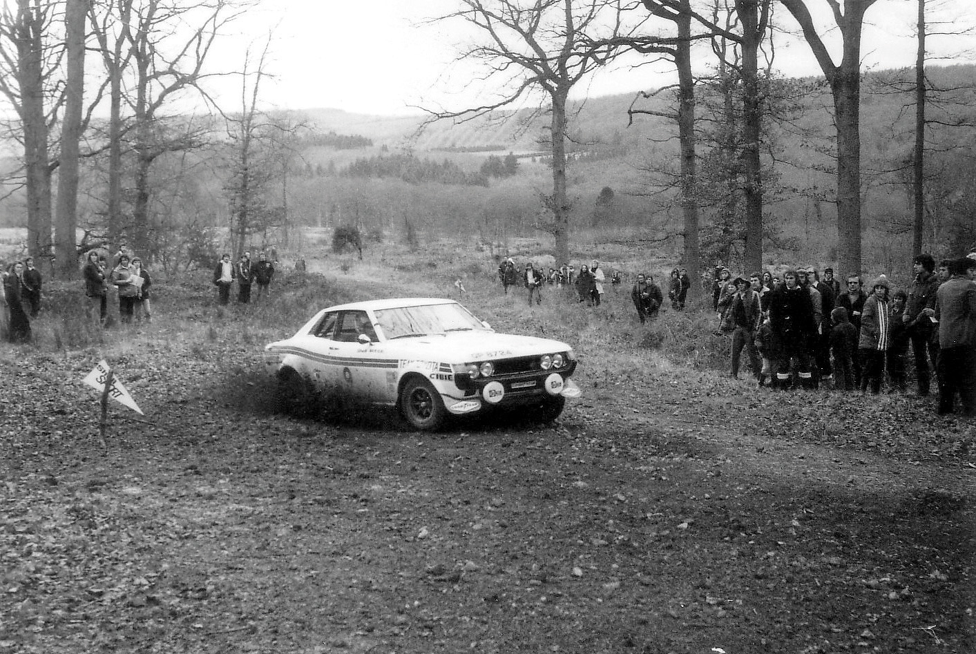 Toyota Celica on Forest of Dean Rally