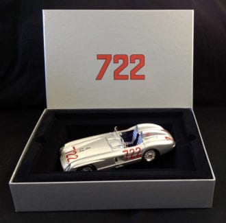 Product image for Stirling Moss signed Mercedes-Benz 300 SLR - 1955 Mille Miglia | model | signed Stirling Moss | 1:18 scale