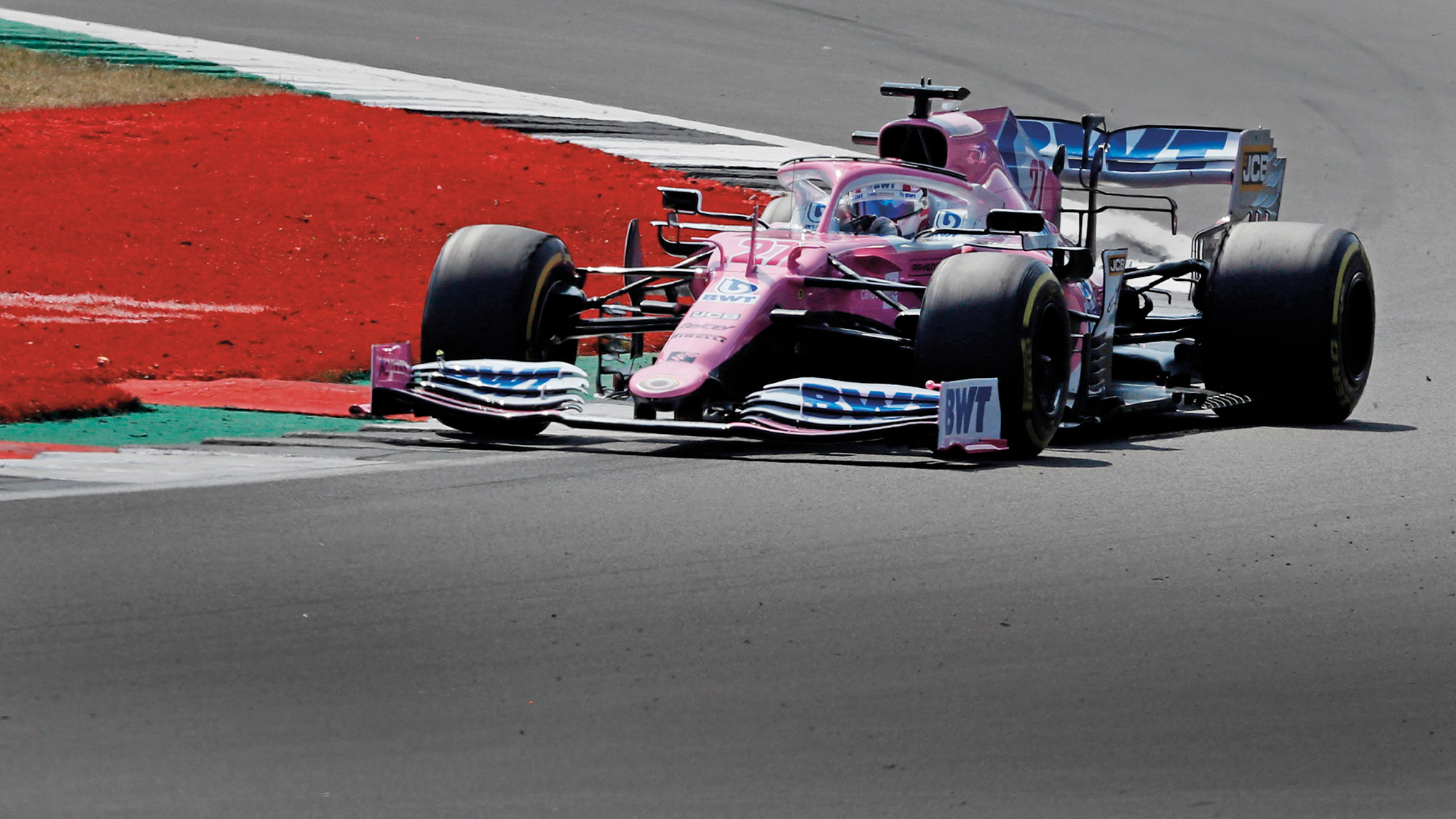 Nico Hulkenberg in the Racing Point at Silverstone for the 2020 F1 British Grand Prix