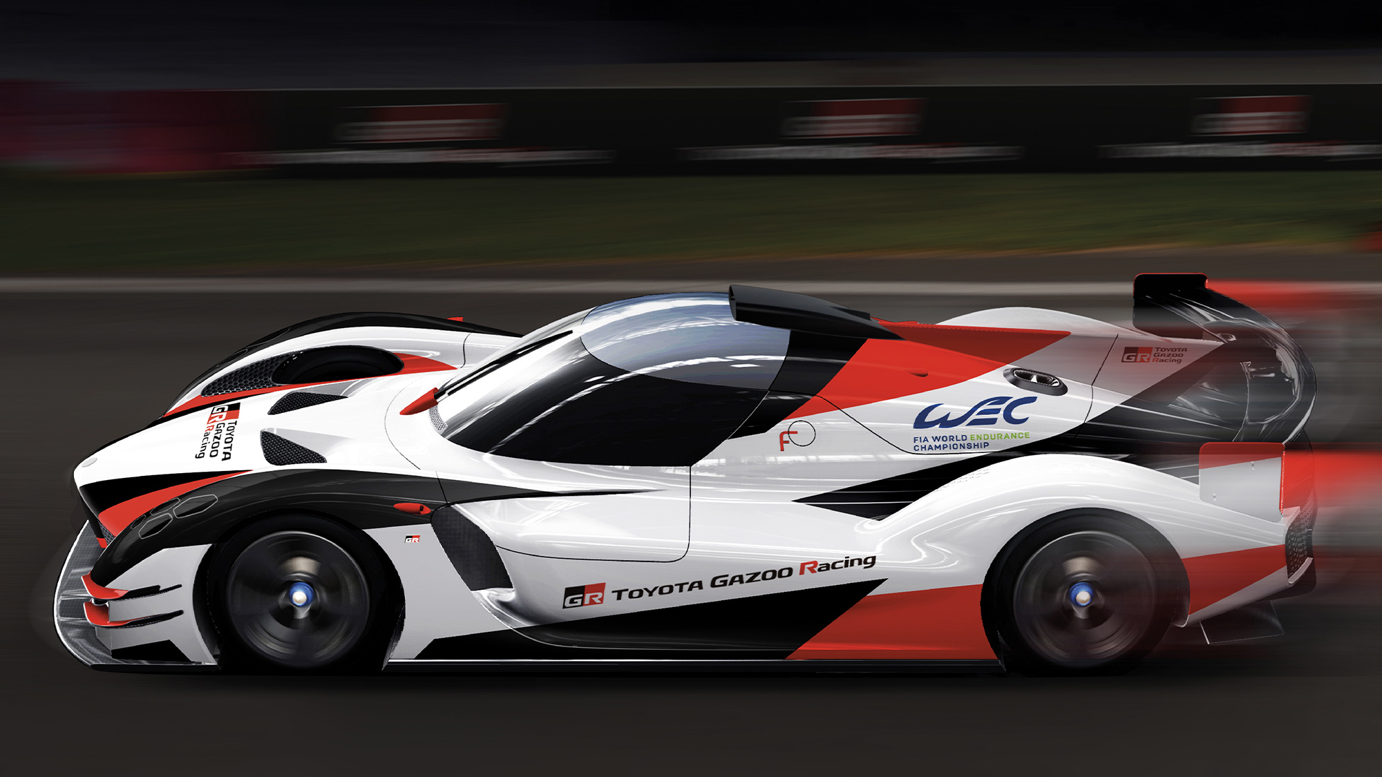 Toyota hypercar digital image