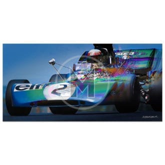 Product image for Jackie Stewart | Tyrell 003 | German Grand Prix | 1971 | Andrew Barber | print