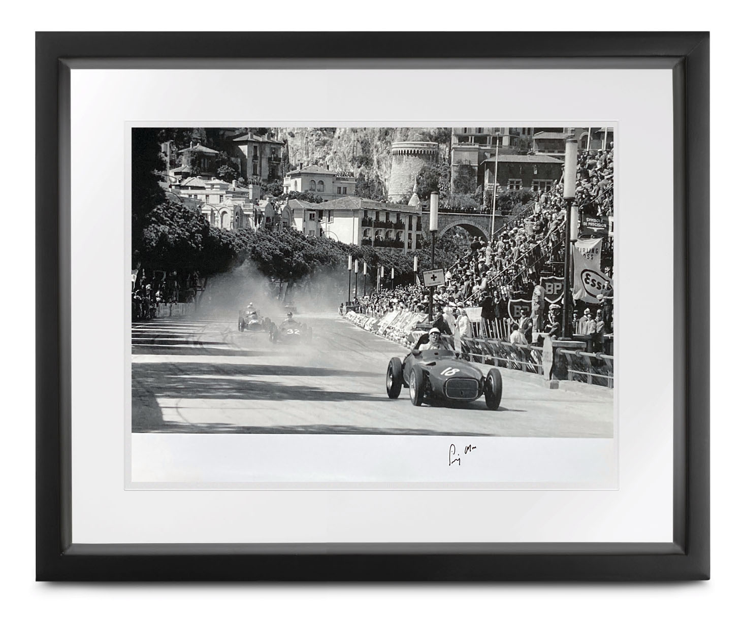Product image for Monaco Collection | 1957 Grand Prix | signed Stirling Moss | Lithographic print