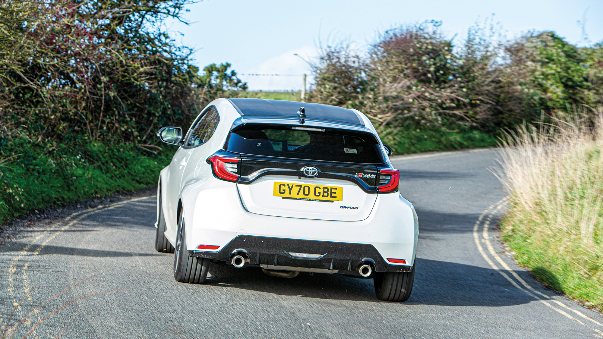 Rear of the 2020 Toyota Yaris GR