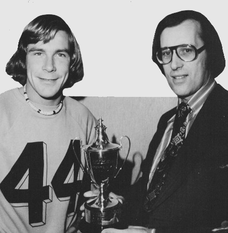 James Hunt with Barrie Tomlinson