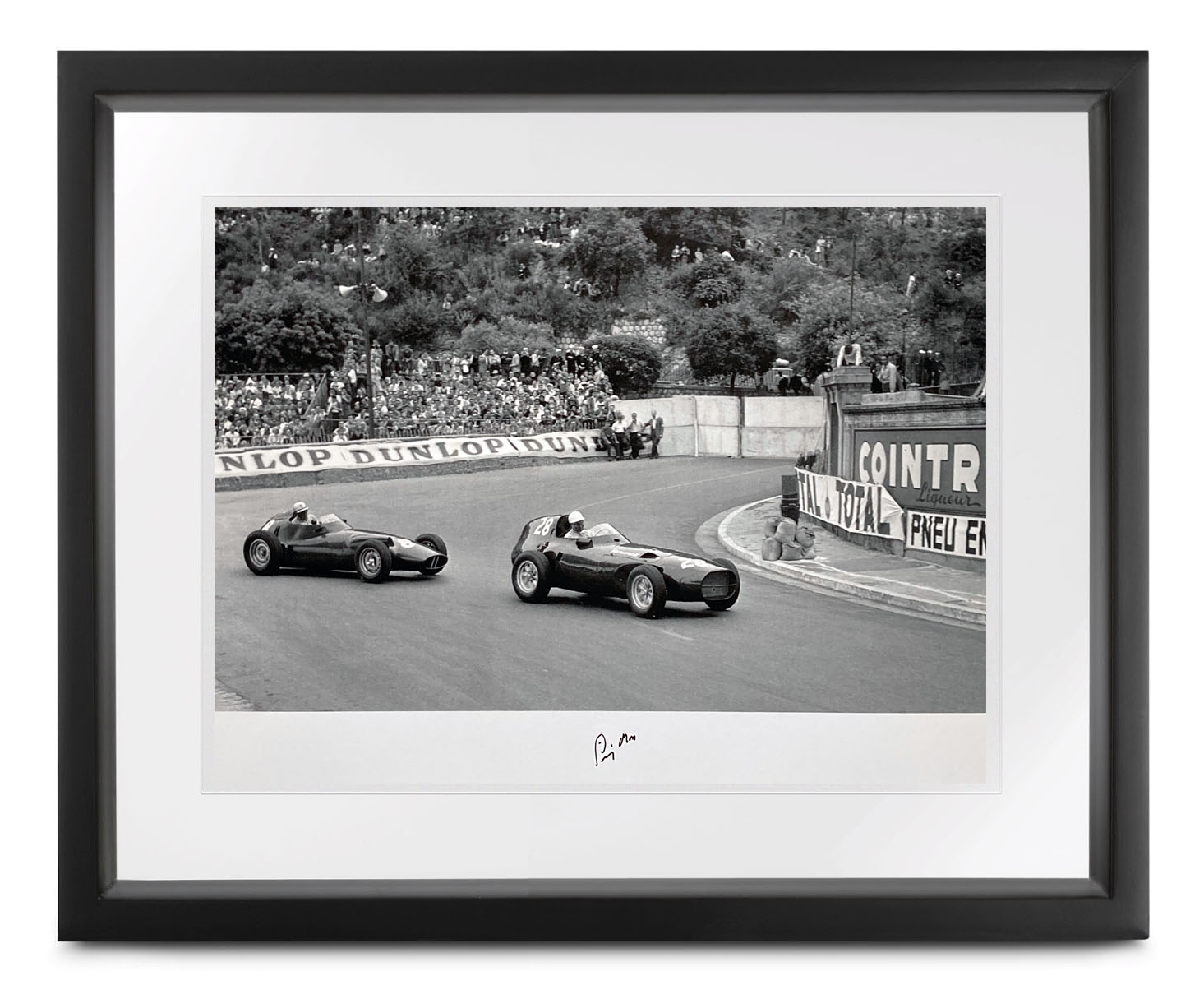 Product image for Monaco Collection | 1958 Grand Prix | signed Stirling Moss | Lithographic print