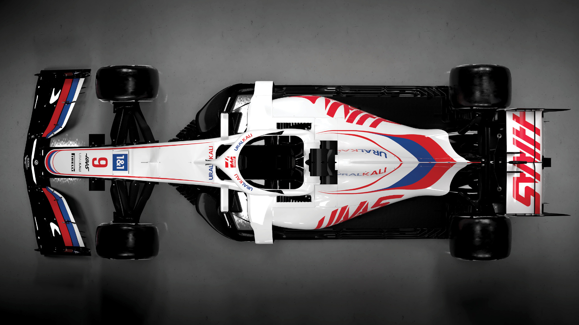 2021 Haas VF21 F1 livery