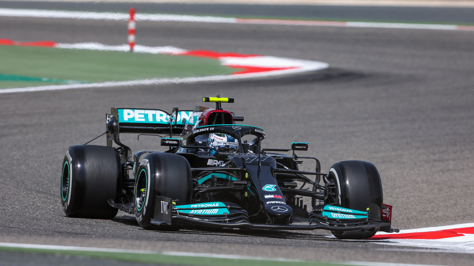 2021 Mercedes during preseason testing