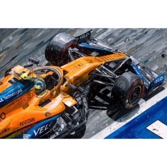 Product image for Lando Norris McLaren 2020 | David Johnson | Limited Edition print