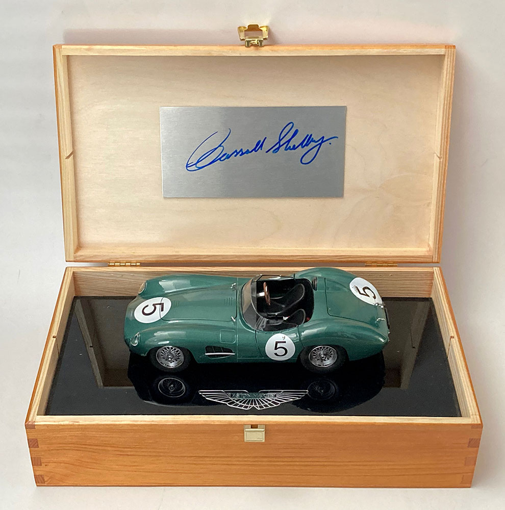 Product image for Carroll Shelby signed Aston Martin DBR1 Box Set