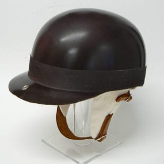 Product image for Juan Manuel Fangio helmet, full size 'exact' replica,