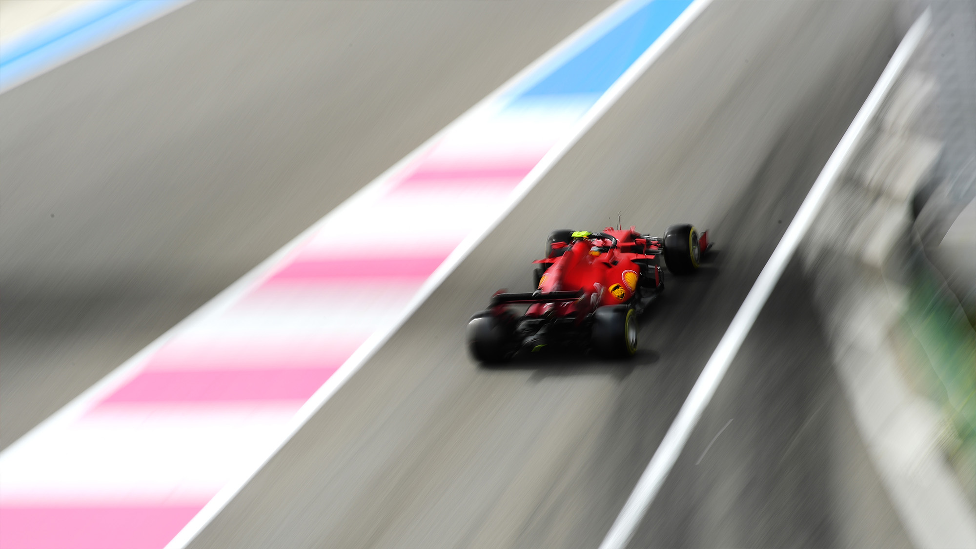 Carlos Sainz during qualifying for the 2021 French Grand Prix