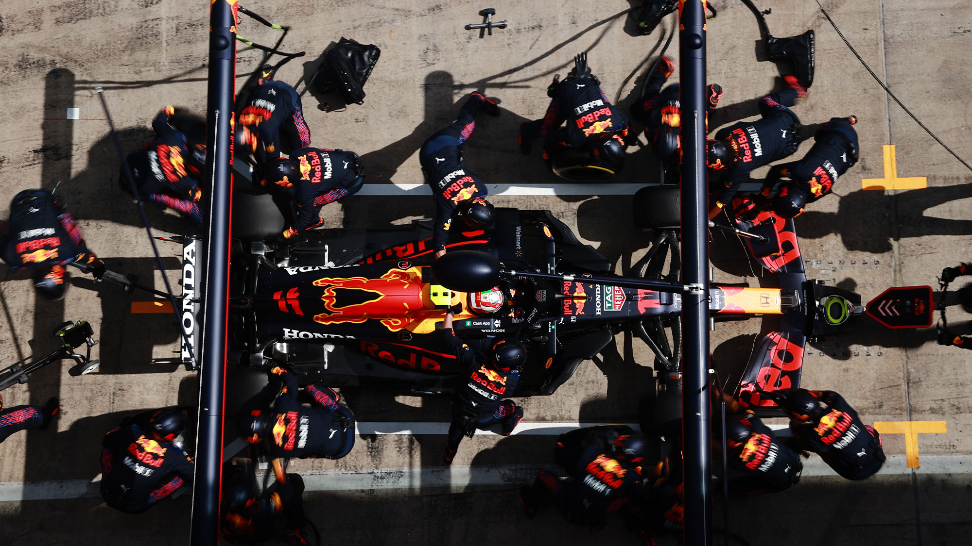 Perez pitstop