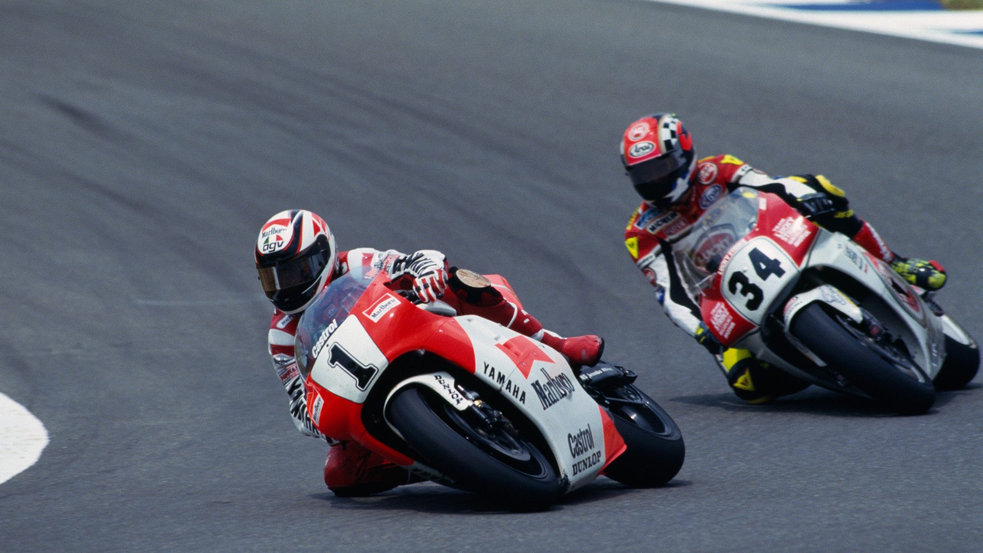 Kevin Schwantz Wayne Rainey 1993