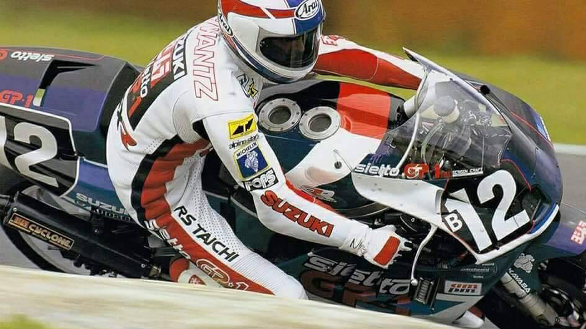 Kevin Schwantz on Yoshimura Suxuki GSX-R750