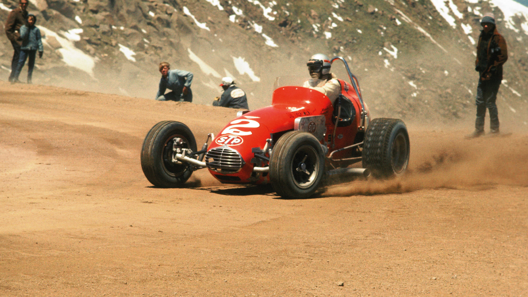 Mario Andretti on Pikes Peak in 1969
