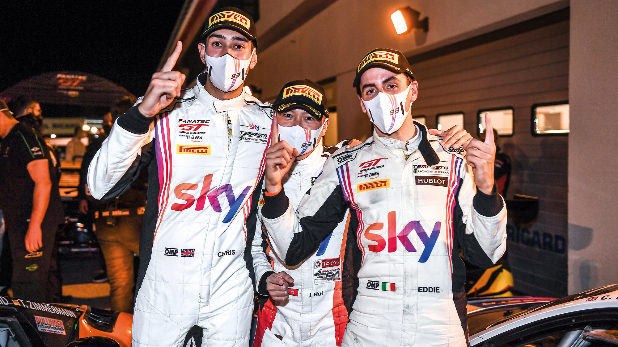 Chris Froggatt, Jonathan Hui and Eddie Cheever III