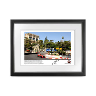 Product image for 'Casino' limited edition lithograph, signed Kimi Räikkönen